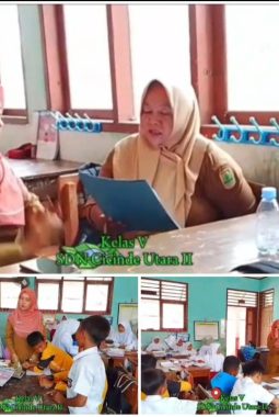 Tingkatkan Kualitas Pembelajaran, Kepala SDN Cicinde Utara 1 Nengsih Lakukan Supervisi Guru Kelas