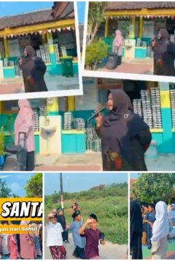 Penuh Semangat! Jalan Santai Meriahkan Hari Santri Nasional di SDN Mekarmaya II Cilamaya Wetan