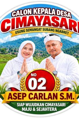 Usung Semangat Subang Ngabret, Asep Carlan No 2 Siap Wujudkan Cimayasari Maju dan Sejahtera